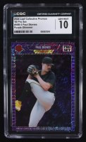 Paul Skenes 2024 Leaf Collective Promo '89 Pro Set Shimmer Purple #89B5 RC #91/199 (CGC 10) at PristineAuction.com