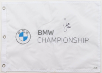 Justin Thomas Signed BMW Championship Golf Pin Flag (JSA) at PristineAuction.com