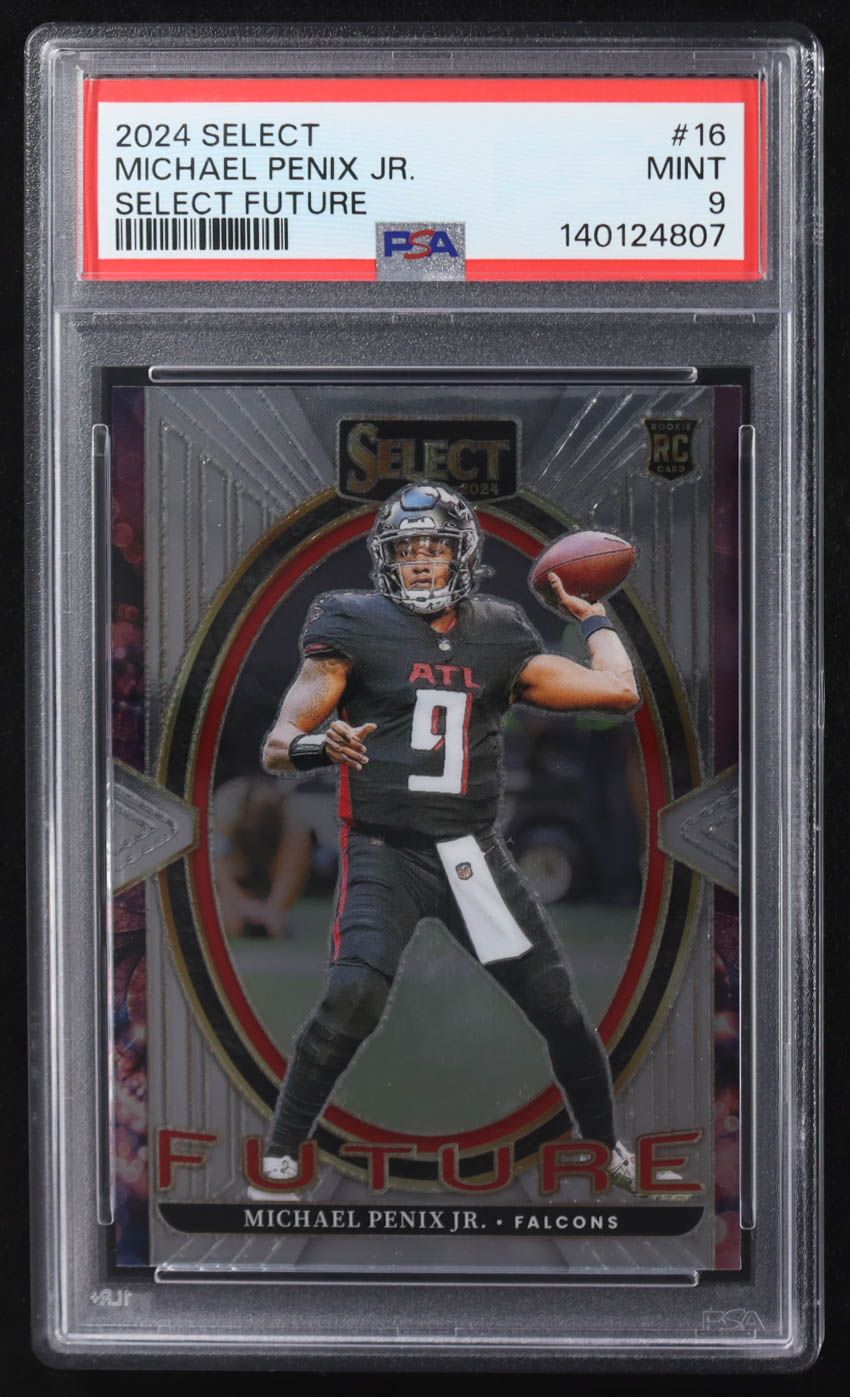 Michael Penix Jr. 2024 Select Select Future #16 RC (PSA 9) at PristineAuction.com Michael Penix Jr. 2024 Select Select Future #16 RC (PSA 9) at PristineAuction.com