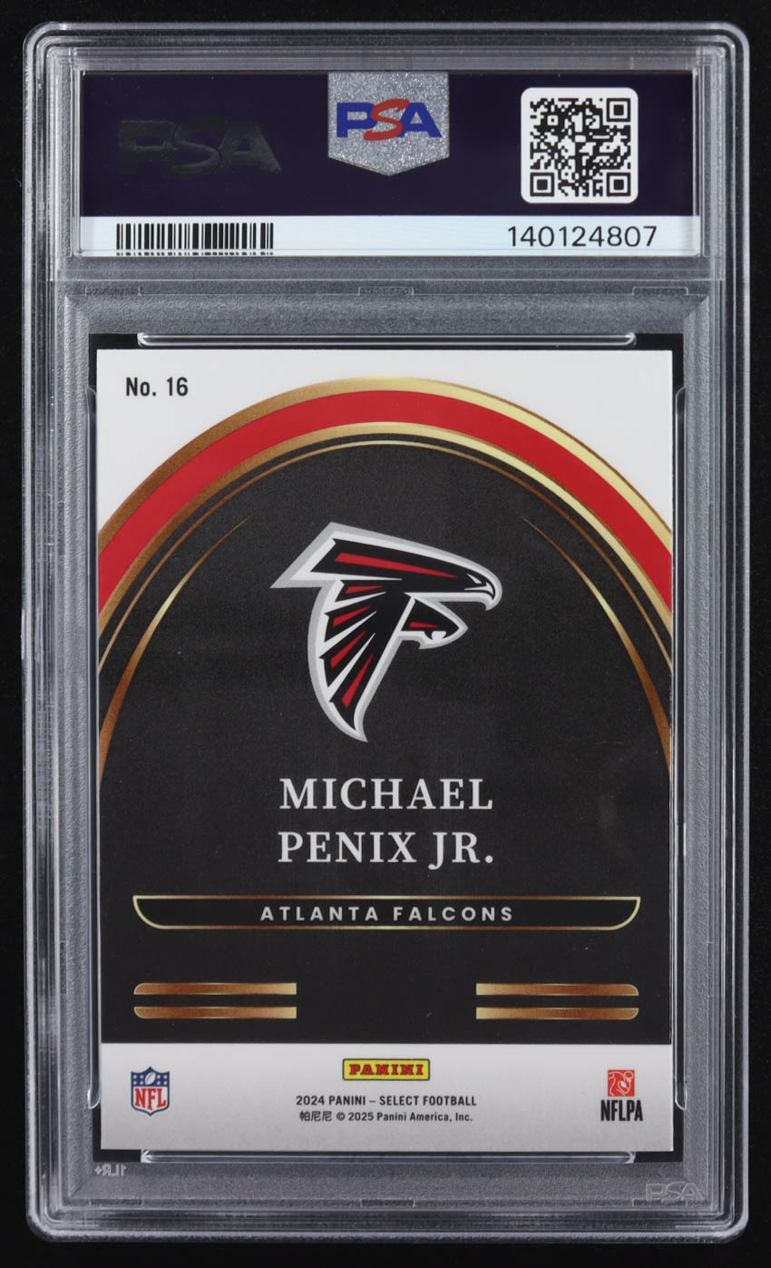 Michael Penix Jr. 2024 Select Select Future #16 RC (PSA 9) at PristineAuction.com Michael Penix Jr. 2024 Select Select Future #16 RC (PSA 9) at PristineAuction.com
