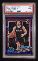 Jaime Jaquez Jr. 2023-24 Donruss Optic Purple Shock #216 RR RC (PSA 9) at PristineAuction.com