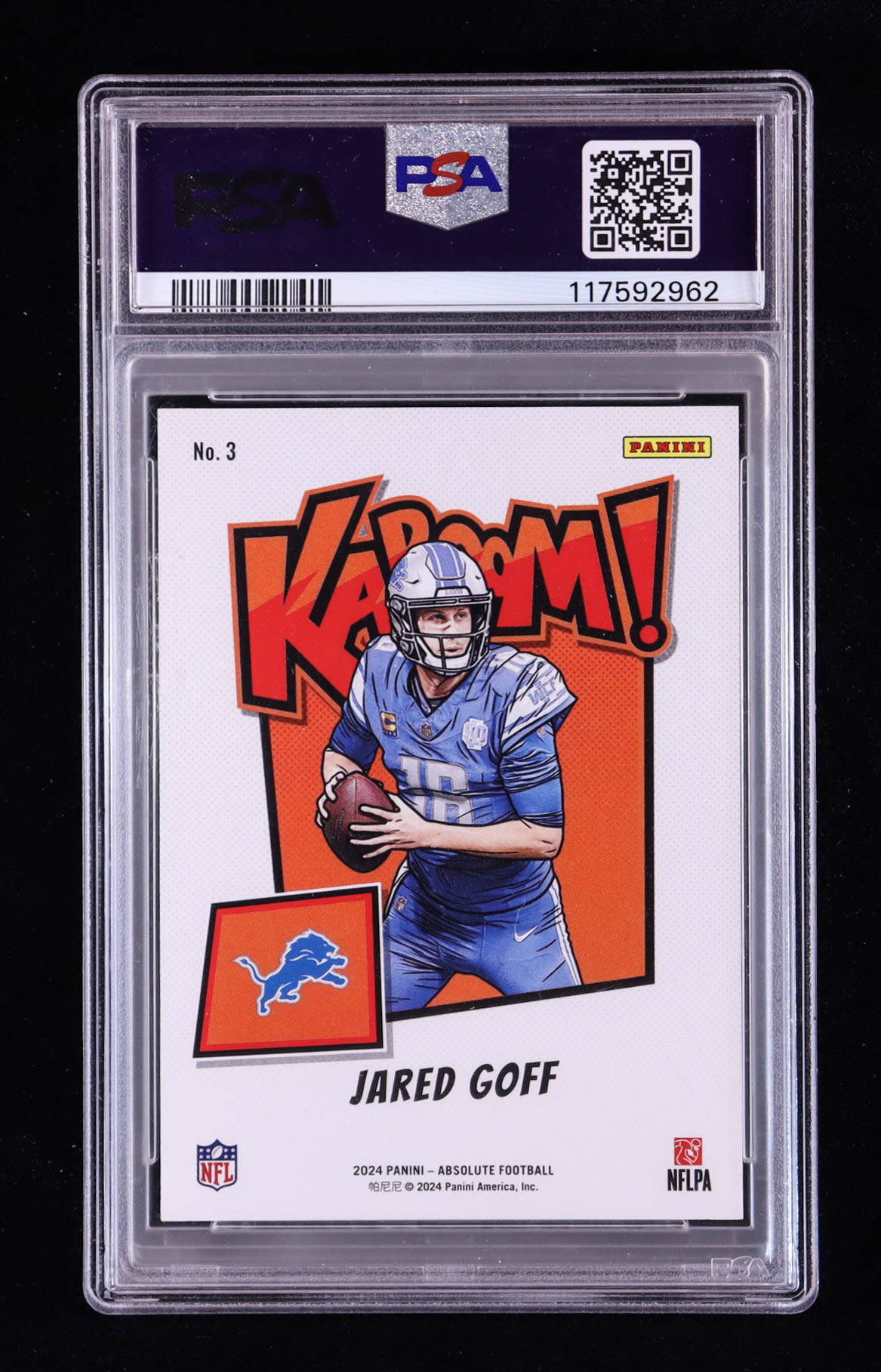 Jared Goff 2024 Absolute Kaboom Horizontal #3 (PSA 9) at PristineAuction.com Jared Goff 2024 Absolute Kaboom Horizontal #3 (PSA 9) at PristineAuction.com