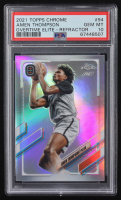 Amen Thompson 2021-22 Topps Chrome Overtime Elite Refractors #94 RC (PSA 10) at PristineAuction.com