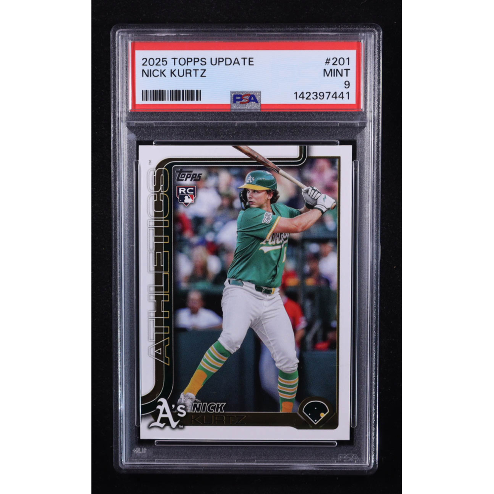 Nick Kurtz 2025 Topps Update #US201 RC (PSA 9) at PristineAuction.com