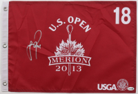 Justin Rose Signed 2013 U.S. Open Merion Golf Pin Flag (JSA) at PristineAuction.com