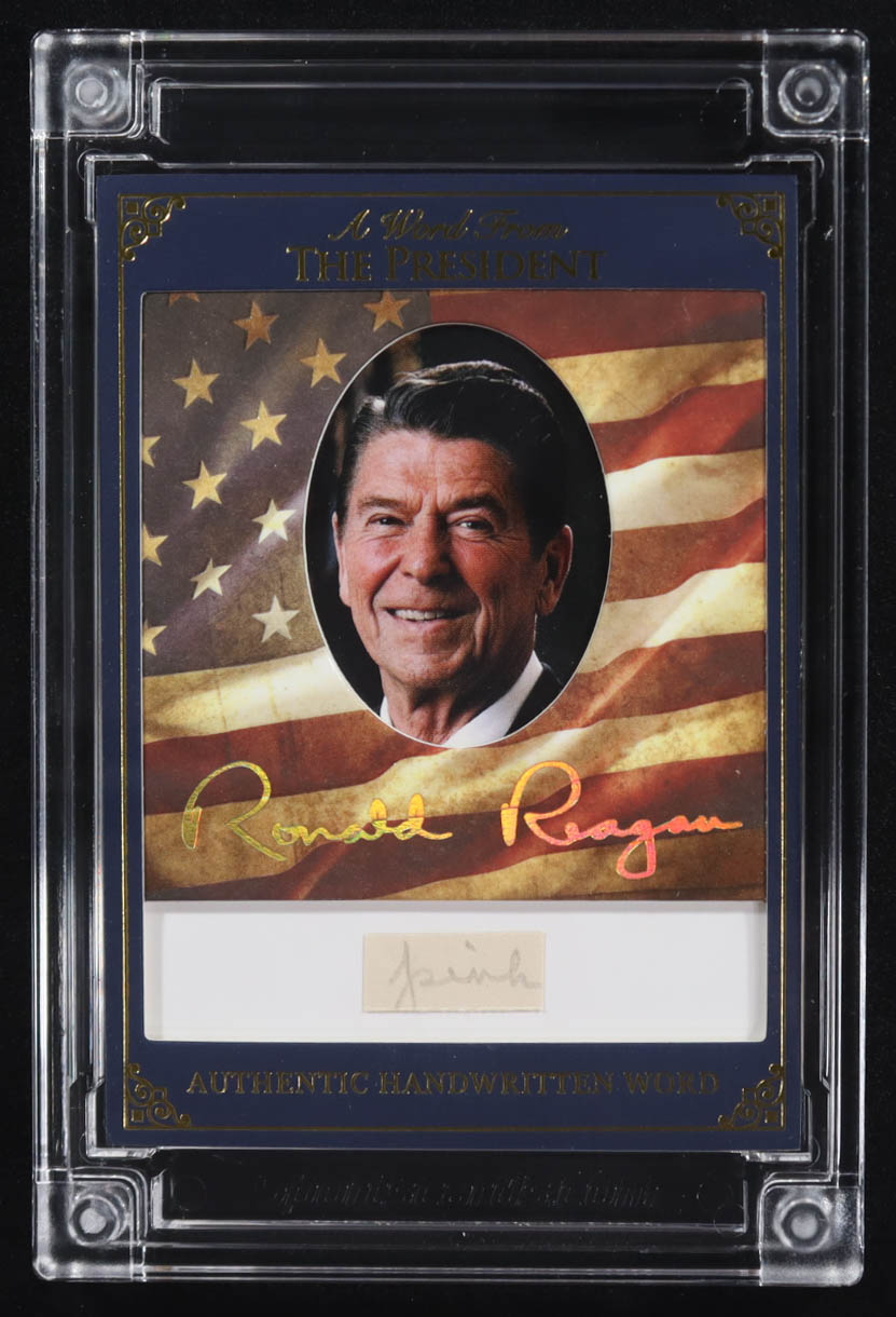 Ronald Reagan 2025 SportsCards.com A Word From Potus #RR40 at PristineAuction.com Ronald Reagan 2025 SportsCards.com A Word From Potus #RR40 at PristineAuction.com