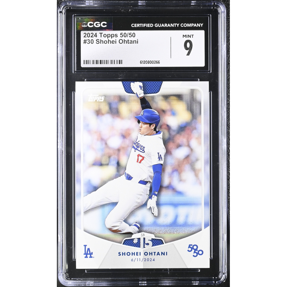 Shohei Ohtani 2024 Topps 50/50 #30 (CGC 9) at PristineAuction.com