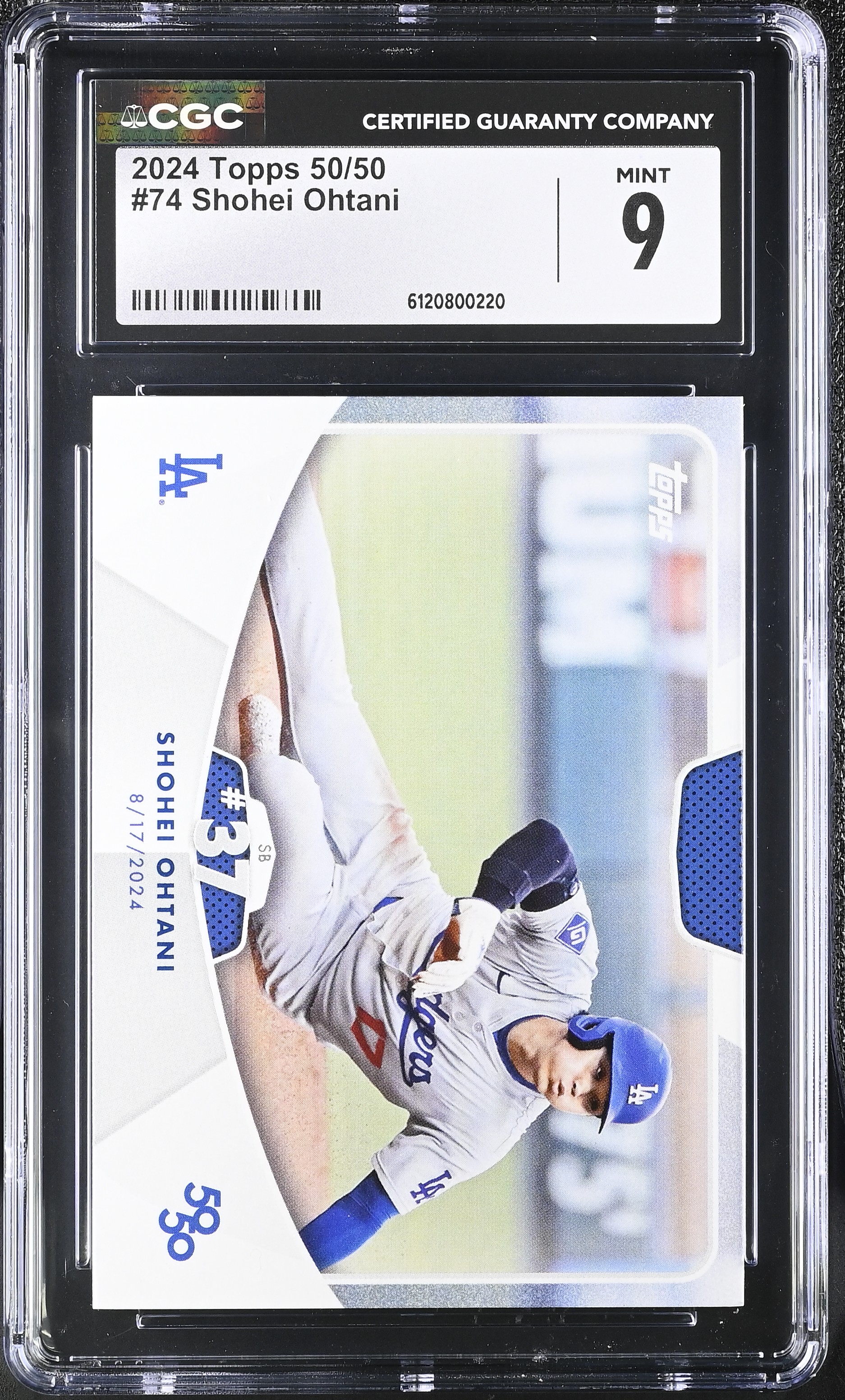 Shohei Ohtani 2024 Topps 50/50 #74 (CGC 9) at PristineAuction.com Shohei Ohtani 2024 Topps 50/50 #74 (CGC 9) at PristineAuction.com