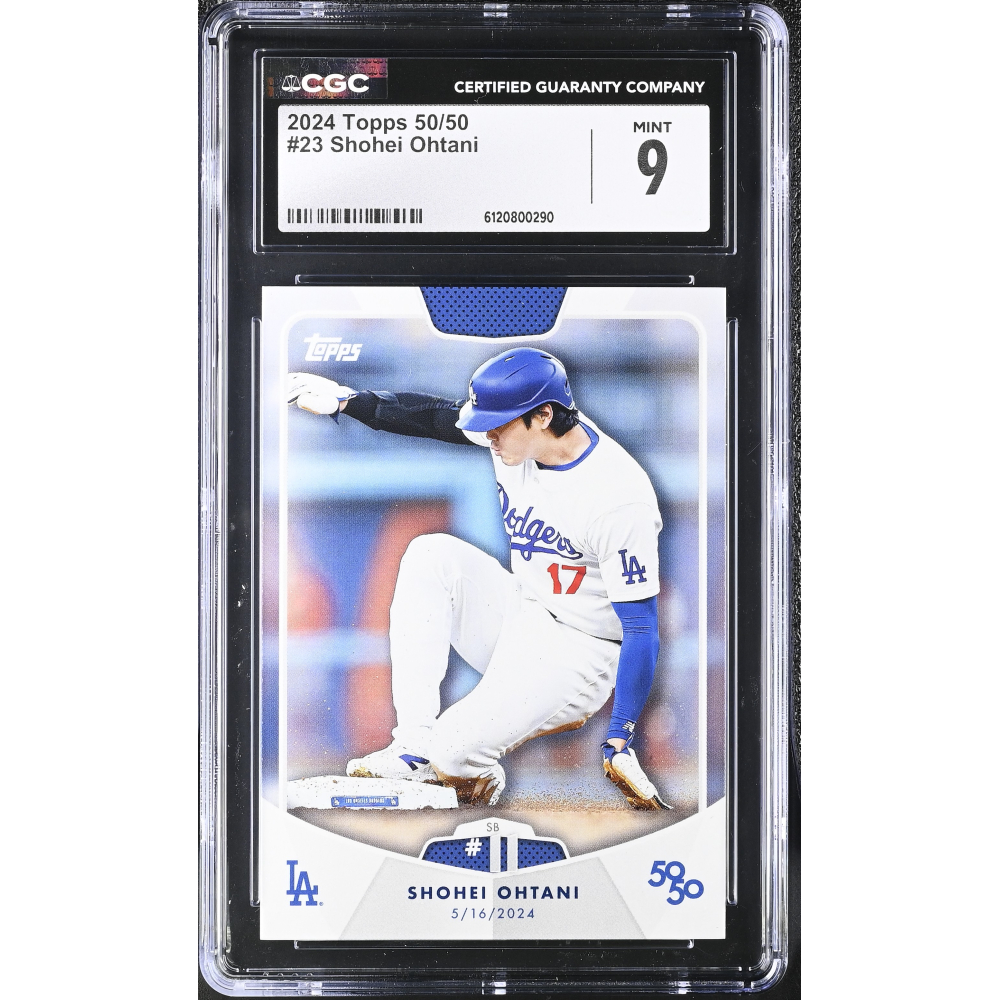 Shohei Ohtani 2024 Topps 50/50 #23 (CGC 9) at PristineAuction.com