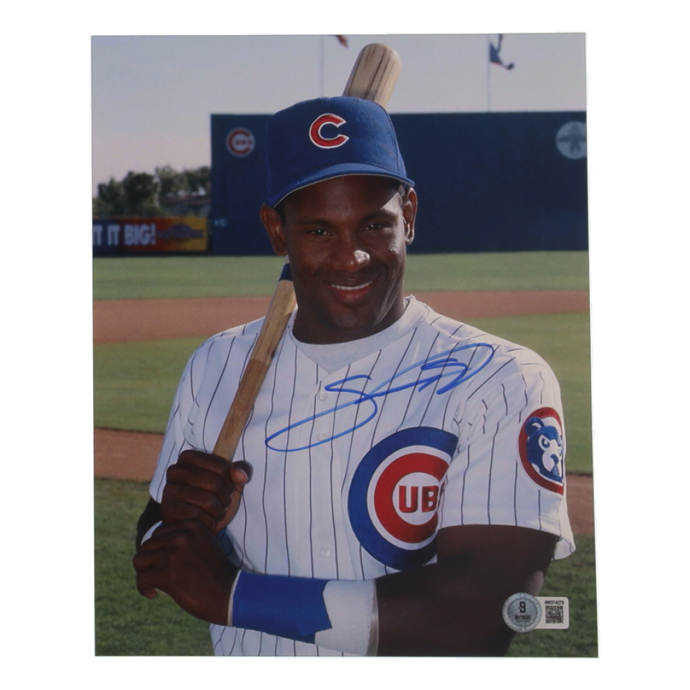 Sammy Sosa Signed Cubs 8x10 Photo (Beckett) at PristineAuction.com