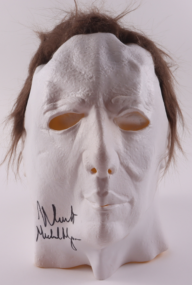 Nick Castle Signed "Halloween" Mask Inscribed "Michael Myers" (ACOA) at PristineAuction.com Nick Castle Signed "Halloween" Mask Inscribed "Michael Myers" (ACOA) at PristineAuction.com