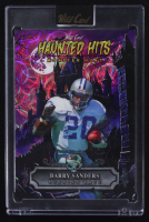Barry Sanders 2025 Wild Card Haunted Hits Monster Hunt Castle Purple Scope #BS #2/3 at PristineAuction.com