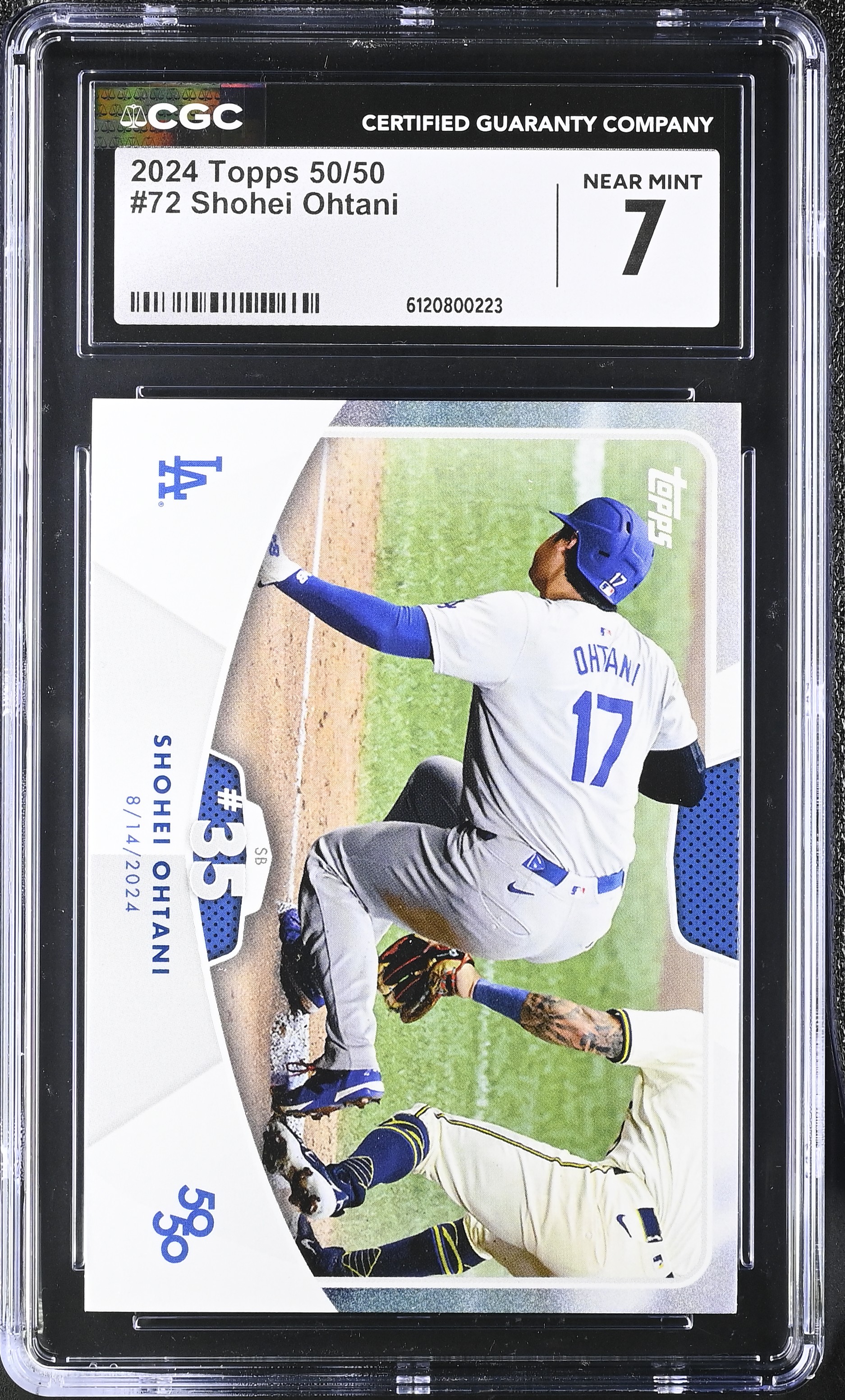 Shohei Ohtani 2024 Topps 50/50 #72 (CGC 7) at PristineAuction.com Shohei Ohtani 2024 Topps 50/50 #72 (CGC 7) at PristineAuction.com