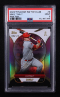 Mike Trout 2025 Topps Welcome to the Club 3X MVP Pink Foil #8 #106/125 (PSA 9) at PristineAuction.com