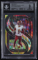 Jayden Daniels 2024 Select Prizm Red and Yellow Shock #112 RC (BGS 9) at PristineAuction.com