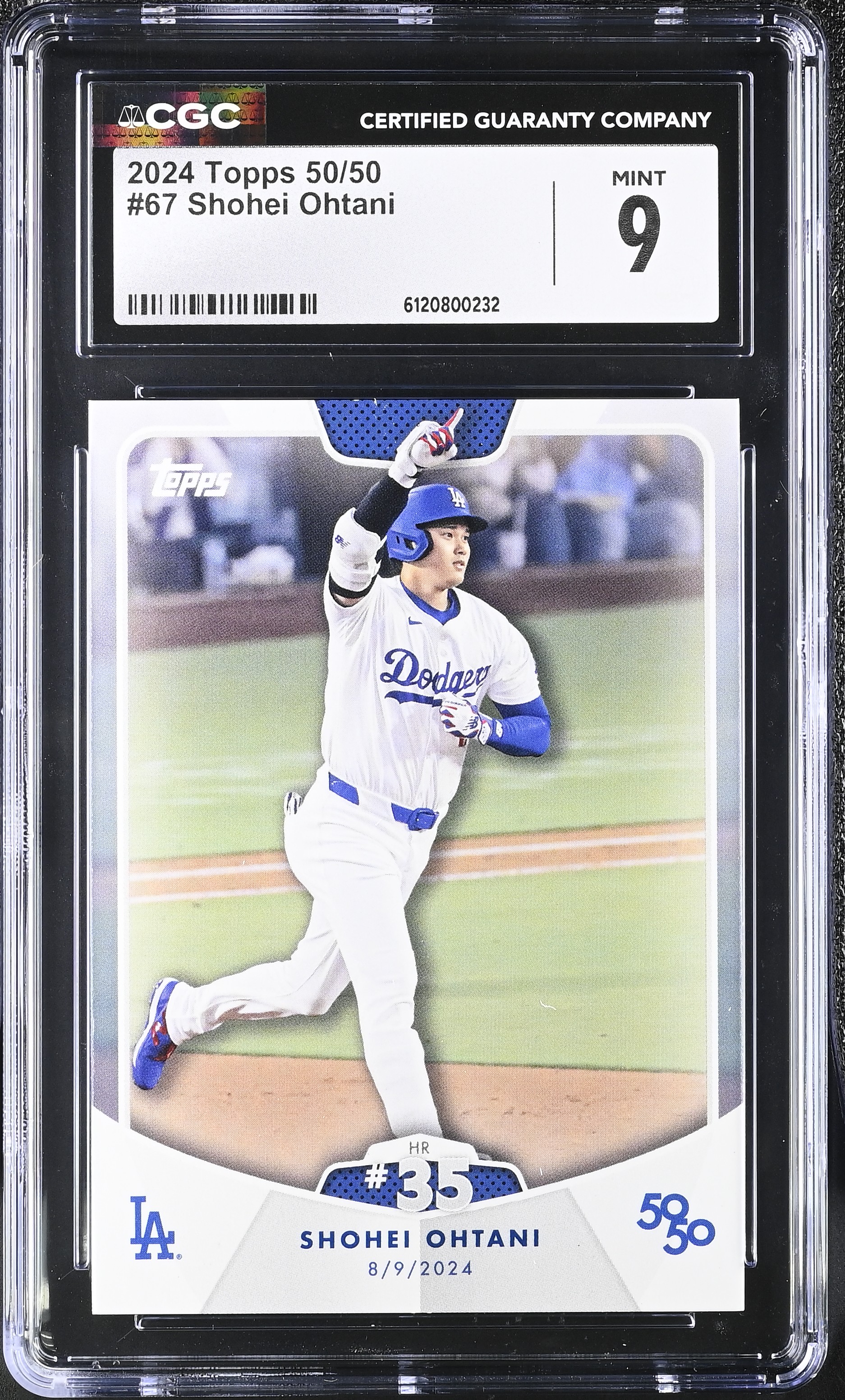 Shohei Ohtani 2024 Topps 50/50 #67 (CGC 9) | Pristine Auction