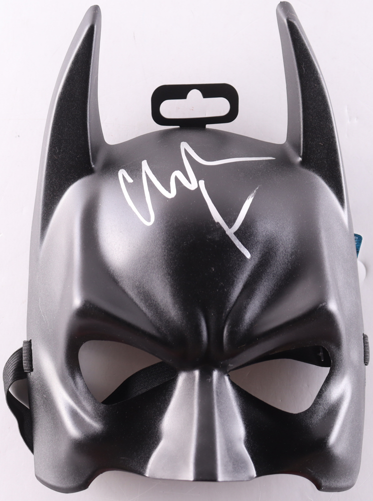 Christian Bale Signed "Batman" Mask (JSA) at PristineAuction.com Christian Bale Signed "Batman" Mask (JSA) at PristineAuction.com