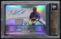 Starlin Castro 2010 Bowman Platinum Relic Autographs Refractors #SC RC #513/740 (BGS 9.5 | Autograph Graded BGS 10) at PristineAuction.com