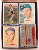 1957 Topps Baseball Cello Fun Pack Vending Box with (20) Packs at PristineAuction.com