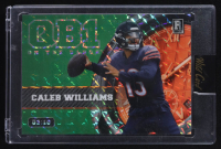 Caleb Williams 2023 Wild Card QB1 On the Clock Green and Orange Mosaic #CW3 RC #02/10 at PristineAuction.com