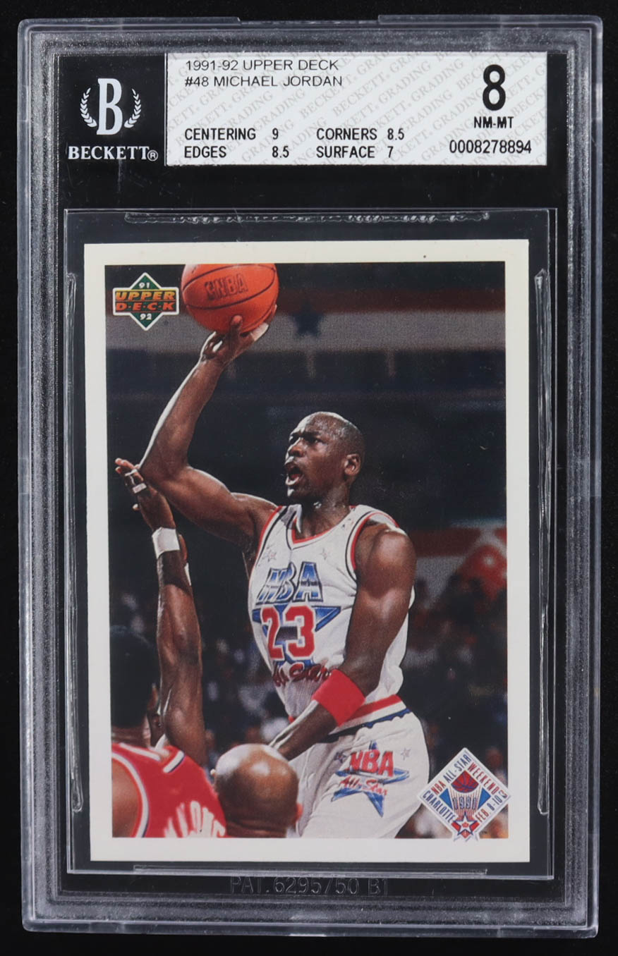 Michael Jordan 1991-92 Upper Deck #48 AS CL (BGS 8) at PristineAuction.com Michael Jordan 1991-92 Upper Deck #48 AS CL (BGS 8) at PristineAuction.com
