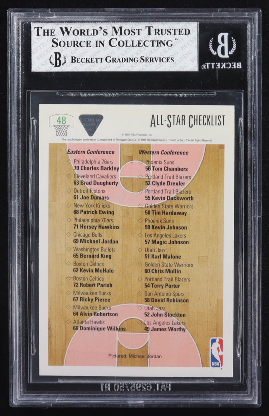 Michael Jordan 1991-92 Upper Deck #48 AS CL (BGS 8) at PristineAuction.com Michael Jordan 1991-92 Upper Deck #48 AS CL (BGS 8) at PristineAuction.com