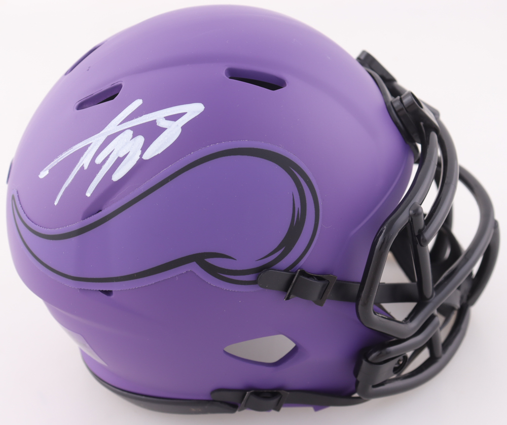 Adrian Peterson Signed Vikings Rave Alternate Speed Mini Helmet (JSA) at PristineAuction.com Adrian Peterson Signed Vikings Rave Alternate Speed Mini Helmet (JSA) at PristineAuction.com