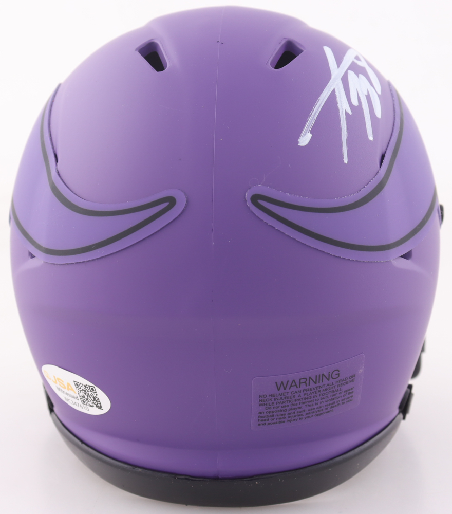 Adrian Peterson Signed Vikings Rave Alternate Speed Mini Helmet (JSA) at PristineAuction.com Adrian Peterson Signed Vikings Rave Alternate Speed Mini Helmet (JSA) at PristineAuction.com