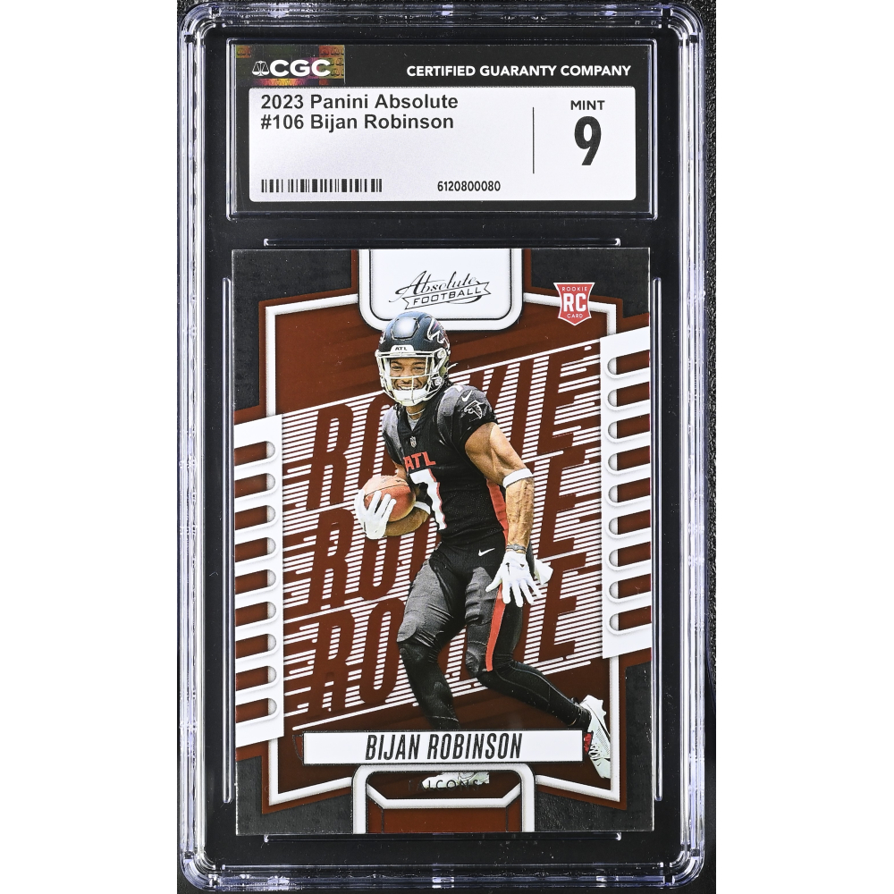 Bijan Robinson 2023 Absolute #106 RC (CGC 9) at PristineAuction.com