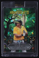 Nick Kurtz 2025 Wild Card Haunted Hits Monster Hunt Pumpkins Crystal Green #NK RC #3/3 at PristineAuction.com