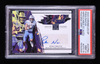 Puka Nacua 2023 Panini Chronicles Draft Picks Impeccable Canvas Creations Autographs #26 RC (PSA 9 | Auto 10) at PristineAuction.com