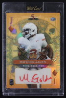 Matthew Golden 2024 Wild Card 5 Card Draw Stacked Deck Jack of Diamonds Holo Gold #MGA RC #1/1 at PristineAuction.com