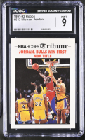 Michael Jordan 1991-92 Hoops FIN #542 (CGC 9) at PristineAuction.com