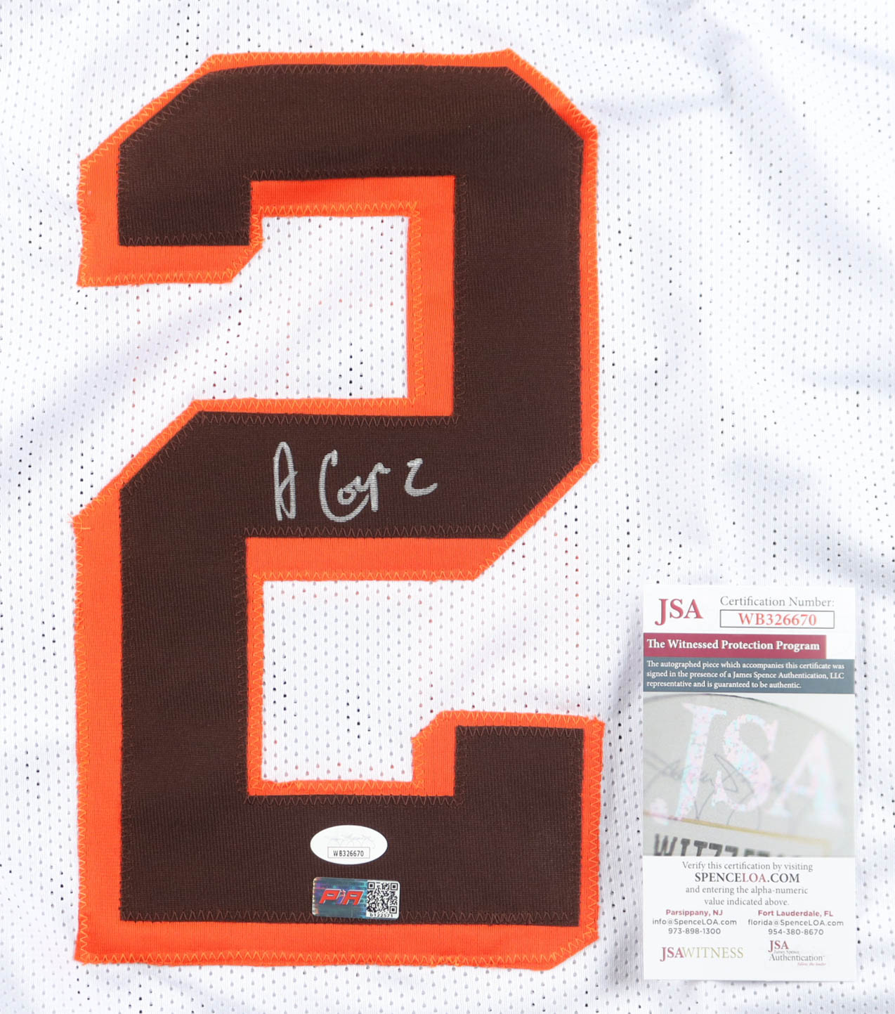 Amari Cooper Signed Jersey (JSA) at PristineAuction.com Amari Cooper Signed Jersey (JSA) at PristineAuction.com