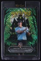 Brooks Koepka 2025 Wild Card Haunted Hits Monster Hunt Haunted House Green Crosshatch #BK #2/3 at PristineAuction.com