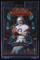 Roger Staubach 2025 Wild Card Holiday Hits! Christmas Tree Laser #RS #3/3 at PristineAuction.com