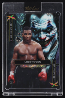 Mike Tyson 2025 Wild Card Jokers Wild Black Crosshatch #MTNf10 #1/1 at PristineAuction.com