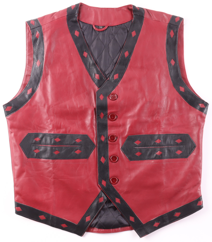 "The Warriors" Replica Leather Vest Cast-Signed & Inscribed By (7) with Michael Beck, James Remar, Thomas G. Waites, Dorsey Wright (ACOA) at PristineAuction.com "The Warriors" Replica Leather Vest Cast-Signed & Inscribed By (7) with Michael Beck, James Remar, Thomas G. Waites, Dorsey Wright (ACOA) at PristineAuction.com