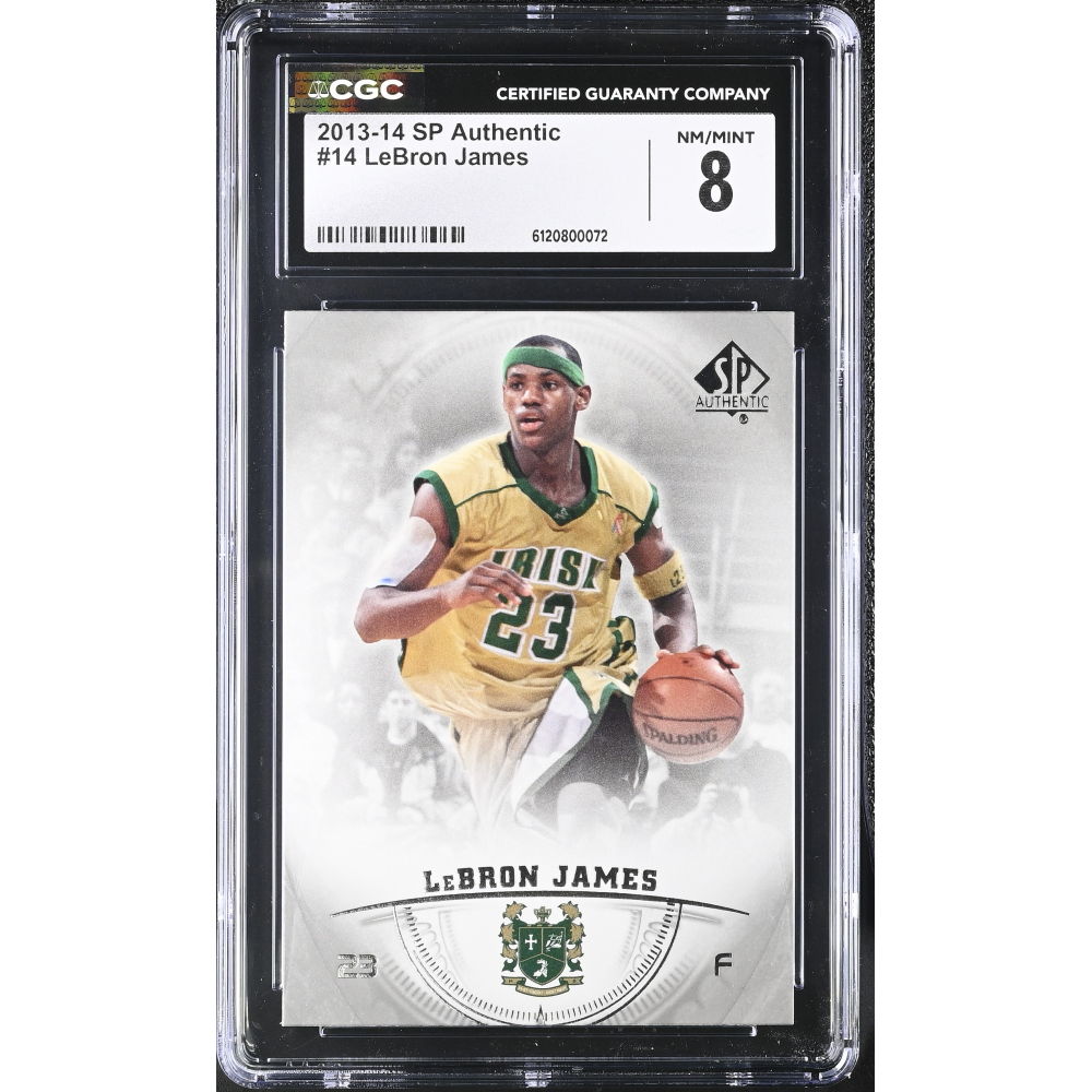 LeBron James 2013-14 SP Authentic #14 (CGC 8) at PristineAuction.com