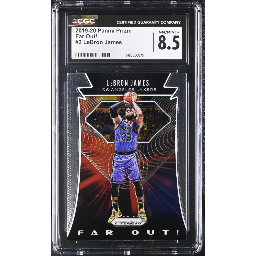 LeBron James 2019-20 Panini Prizm Far Out! #2 (CGC 8.5) at PristineAuction.com