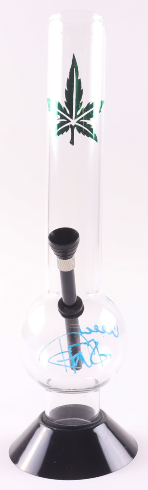 Cheech Marin & Tommy Chong Signed Glass Bong (ACOA) at PristineAuction.com Cheech Marin & Tommy Chong Signed Glass Bong (ACOA) at PristineAuction.com