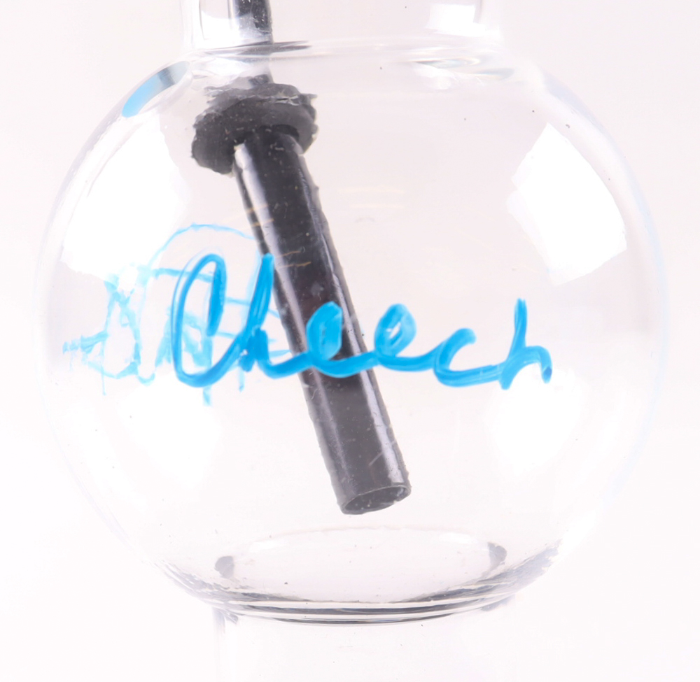 Cheech Marin & Tommy Chong Signed Glass Bong (ACOA) at PristineAuction.com Cheech Marin & Tommy Chong Signed Glass Bong (ACOA) at PristineAuction.com