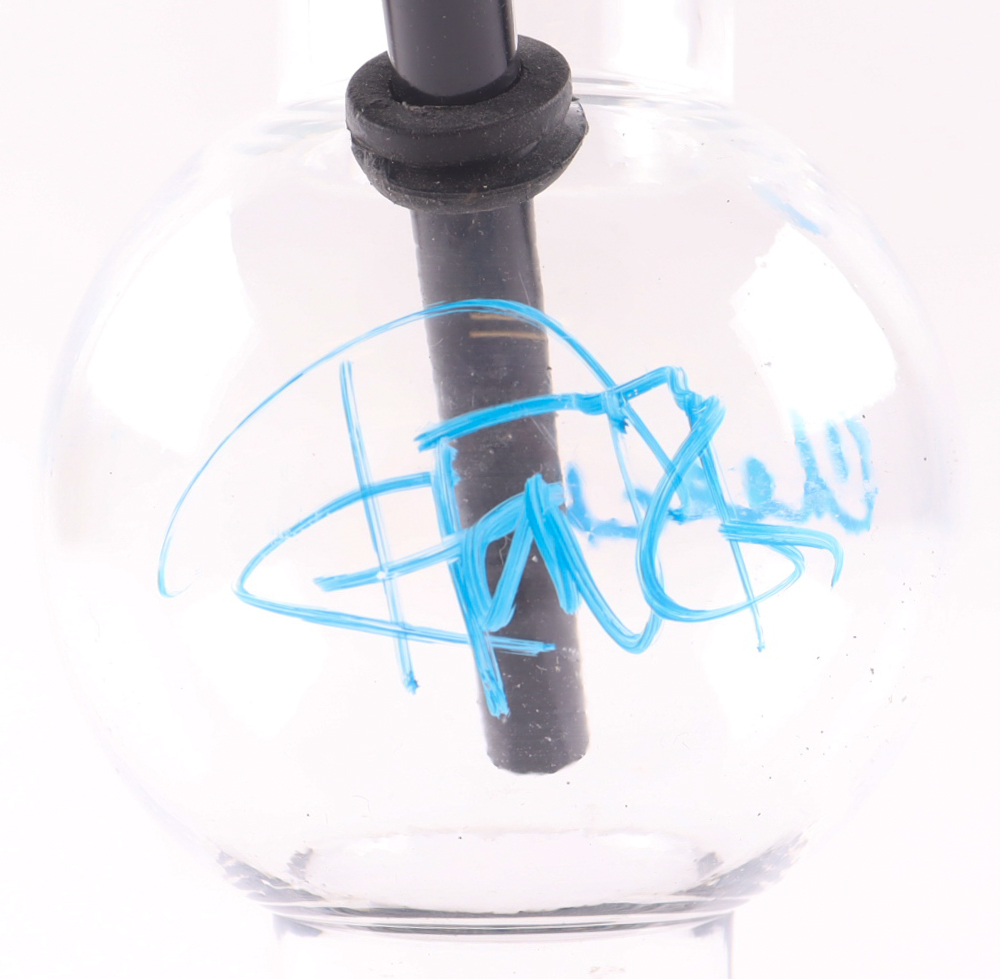 Cheech Marin & Tommy Chong Signed Glass Bong (ACOA) at PristineAuction.com Cheech Marin & Tommy Chong Signed Glass Bong (ACOA) at PristineAuction.com