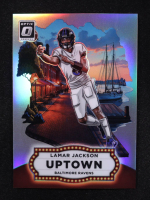 Lamar Jackson 2025 Donruss Optic Uptown #13 at PristineAuction.com