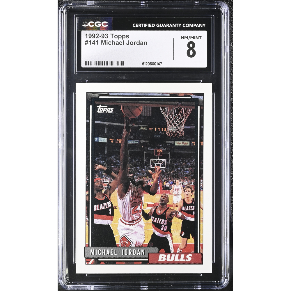 Michael Jordan 1992-93 Topps #141 (CGC 8) at PristineAuction.com