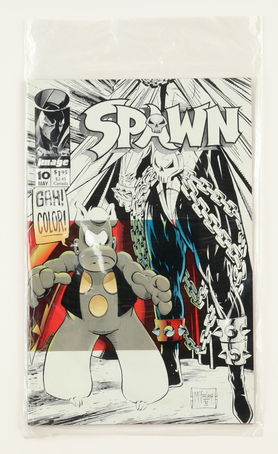 1993 "Spawn" Issue #10 Image Comic Book at PristineAuction.com 1993 "Spawn" Issue #10 Image Comic Book at PristineAuction.com