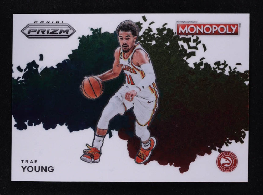 Trae Young 2023-24 Panini Prizm Monopoly Money Blast #MB14