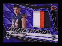 Colston Loveland 2025 Panini Phoenix Rookie Phenom Jerseys Blue #34 RC #042/199 at PristineAuction.com