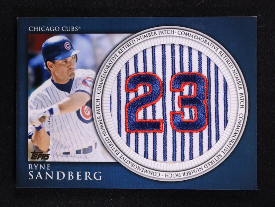 Ryne Sandberg 2012 Topps Retired Number Patches #RS S2 at PristineAuction.com Ryne Sandberg 2012 Topps Retired Number Patches #RS S2 at PristineAuction.com