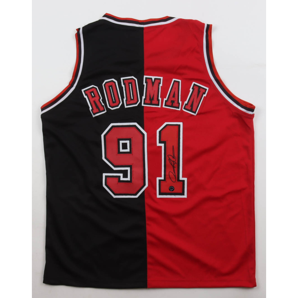 Dennis Rodman Signed Jersey (Authentic Ink) at PristineAuction.com